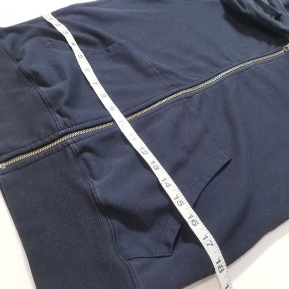 Dylan by True Grit Black Full Zip Hoodie Jacket Sweater - Picture 5 of 13